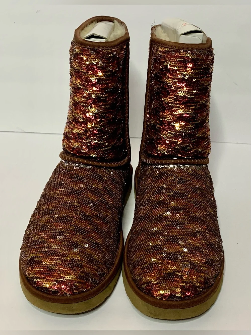 UGG Australia Classic Short Sparkles Sequin Boots (Rare Color-way)